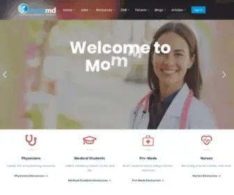 Mommd.com(Connecting Women in Medicine) Screenshot