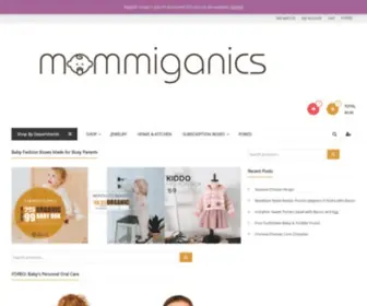 Mommiganics.org(Mommiganics, the modern organic marketplace) Screenshot