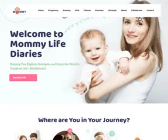 Mommylifediaries.com(Navigating Motherhood Step by Step) Screenshot