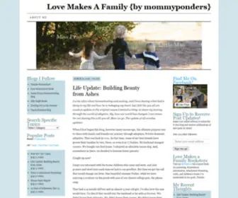 Mommyponders.com(Love Makes A Family) Screenshot