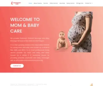 Momnbabycare.com(Pregnancy Massages) Screenshot