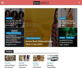 Momoafrica.com(Promoting African Culture) Screenshot