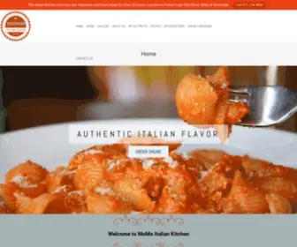 Momoitaliankitchen.com(Original Italian Flavor) Screenshot