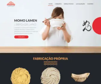 Momolamen.com.br(MOMO LAMEN) Screenshot