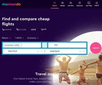 Momondo.com.au(Cheap Flights) Screenshot