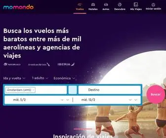 Momondo.mx(Vuelos baratos) Screenshot