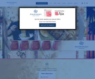 Momosanwynwood.com(Ramen & sake) Screenshot