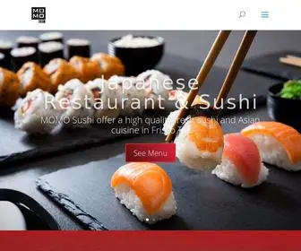 Momosushifrisco.com(MoMo Sushi) Screenshot