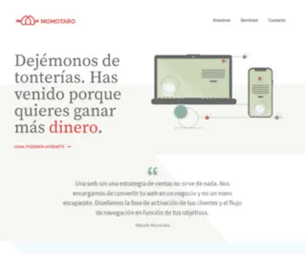 Momotaro.es(Agencia Diseño Web) Screenshot