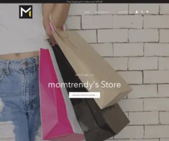 Momtrendy.com(Create an Ecommerce Website and Sell Online) Screenshot