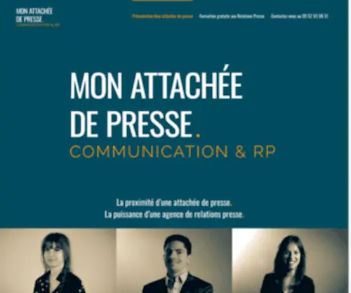 Mon-Attachee-DE-Presse.com(Mon attachée de presse) Screenshot