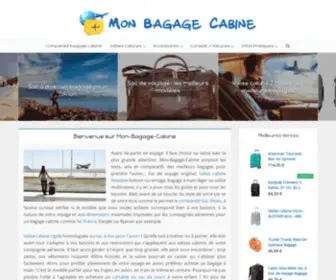 Mon-Bagage-Cabine.com(Conseils bagage cabine et avis d'experts pour choisir la meilleure valise cabine) Screenshot