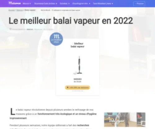 Mon-Balai-Vapeur.fr(Maisonae) Screenshot