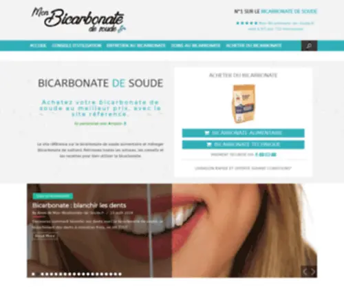 Mon-Bicarbonate-DE-Soude.fr(Bicarbonate de soude) Screenshot