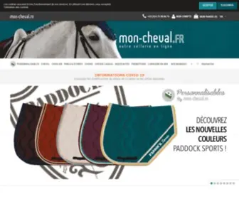 Mon-Cheval.fr(équitation matériel) Screenshot