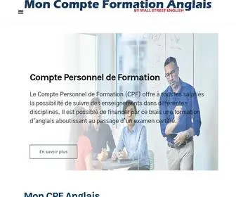 Mon-Compte-Formation-Anglais.fr(Mon Compte Formation en Anglais) Screenshot