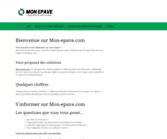 Mon-Epave.com(épave) Screenshot