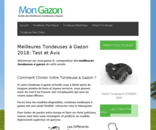 Mon-Gazon.fr(Mon Gazon) Screenshot