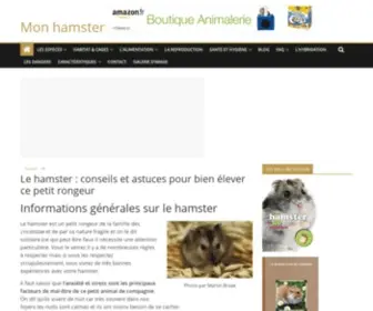 Mon-Hamster.com(Comment bien s'occuper de son hamster (nain)) Screenshot