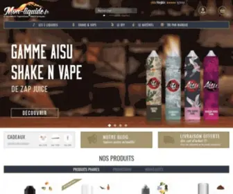 Mon-Liquide.fr(E-liquide et cigarettes électroniques pas cher ⚡️ Mon liquide) Screenshot