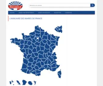 Mon-Maire.fr(L'annuaire des maires de France) Screenshot