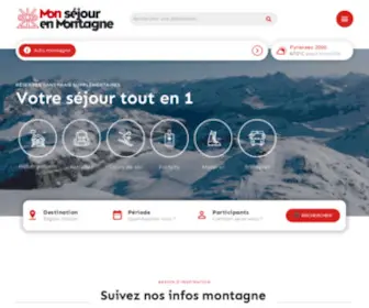 Mon-Sejour-EN-Montagne.com(Séjour ski) Screenshot
