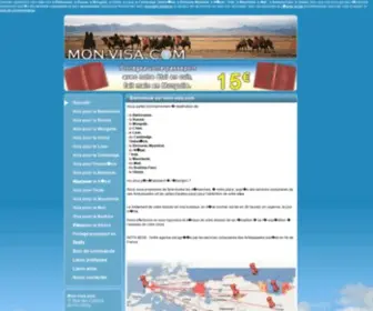 Mon-Visa.com(Obtenir un visa vers la mongolie ou un visa pour la chine avec) Screenshot