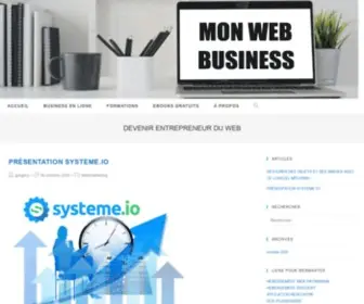 Mon-Web-Business.com(MON WEB BUSINESS) Screenshot