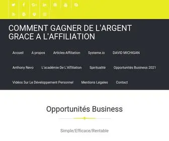 Mon1Erbusinessblog.com(Gagner Du Net Sur Internet) Screenshot