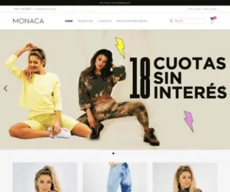 Monaca.com.ar(Tienda Online de MONACA) Screenshot