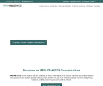 Monacces.ca(Groupe Acces) Screenshot