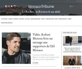 Monaco-Tribune.com(Premier journal gratuit de Monaco) Screenshot