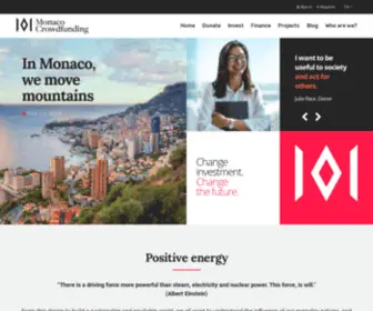 Monacocrowdfunding.mc(Monaco Crowdfunding) Screenshot