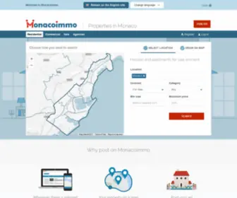 Monacoimmo.com(Annunci immobiliari) Screenshot