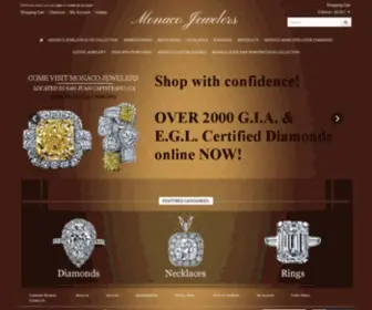 Monacojewelers.com(Monaco Jewelers) Screenshot