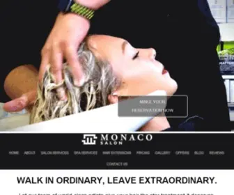 Monacosalon.com(The best hair salon in Tampa) Screenshot