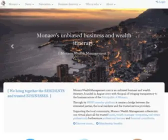 Monacowealthmanagement.com(Living in Monaco) Screenshot