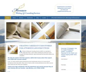 Monacowriting.com(Monaco Writing and Consulting Services) Screenshot
