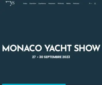 Monacoyachtshow.com(Monaco Yacht Show) Screenshot