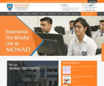 Monad.edu.in(Monad University) Screenshot
