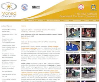 Monadchoice.com(Swansea Office Cleaning Services) Screenshot