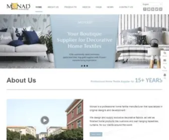 Monadfabrics.com(Hangzhou Monad Fabrics Co) Screenshot