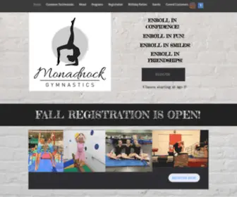 Monadnockgymnastics.com(Monadnockgymnastics) Screenshot