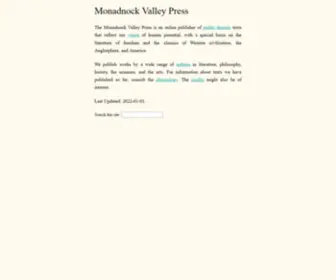 Monadnock.net(Monadnock Valley Press) Screenshot