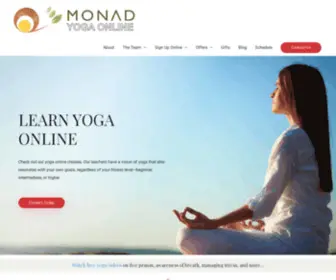 Monadyoga.com(Yoga Online) Screenshot