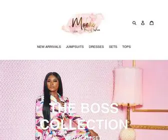 Monaefashion.com(Monae House Of Fashion) Screenshot