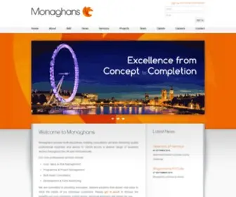 Monaghans.co.uk(Multi-Disciplinary Built Environment Consultancy) Screenshot