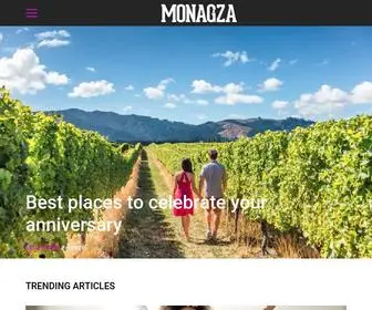 Monagiza.com(Because Living) Screenshot