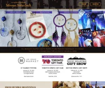 Monague.com(Monague Native Crafts) Screenshot
