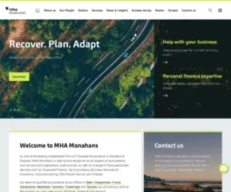 Monahans.co.uk(Chartered Accountants and Expert Financial Advice) Screenshot